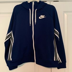 Royal Blue Nike Zippered Jacket